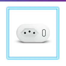 Plugue inteligente  que simplifica o controle de energia.